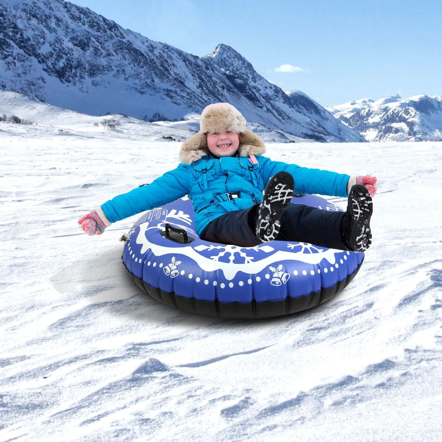 47-Inch Inflatable Snow Tube