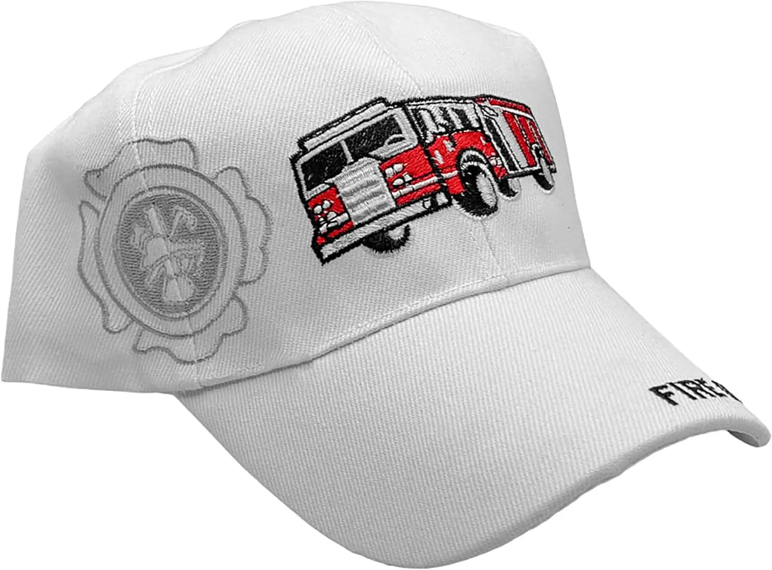 Black Duck Brand Embroidered Fire Department Baseball Hat/Cap