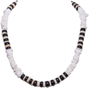 BlueRica Puka Chip & Coconut Shell Beads Necklace BlueRica Puka Chip & Coconut Shell Beads Necklace