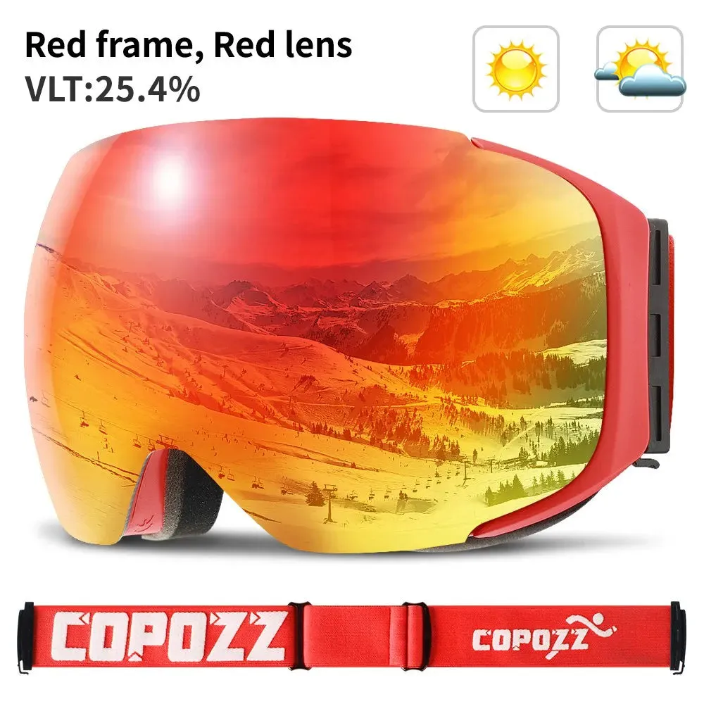 COPOZZ Low Light Goggle Lens for Ski Snowboard Goggles