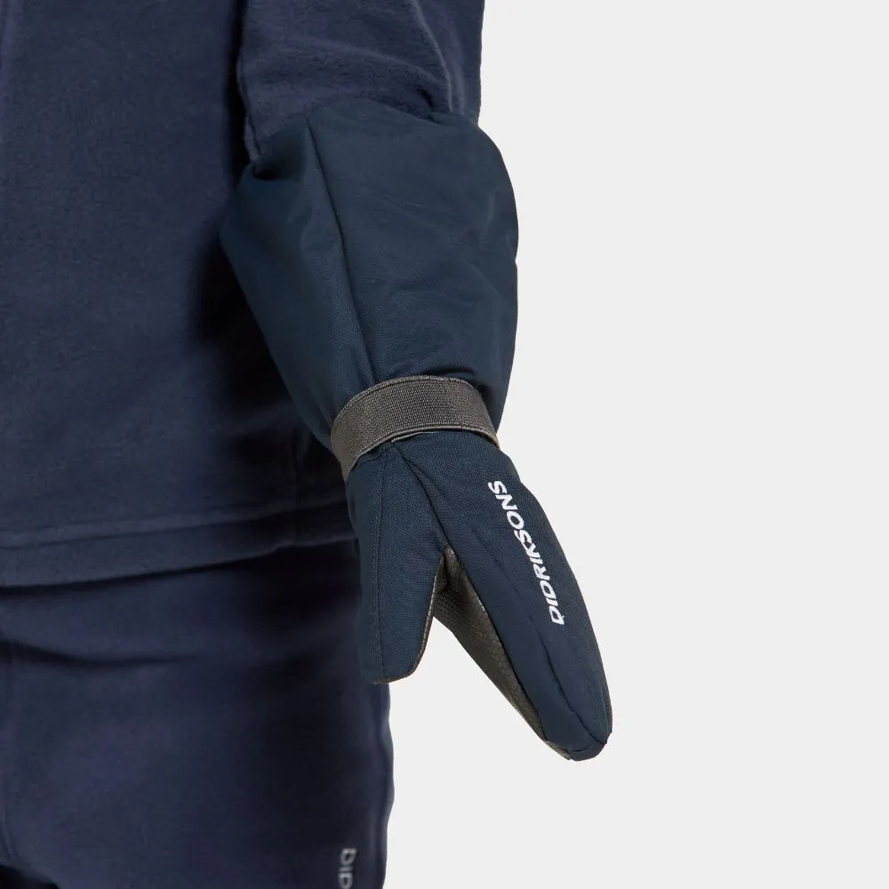 Didriksons Biggles Kids Ski Mittens - Navy