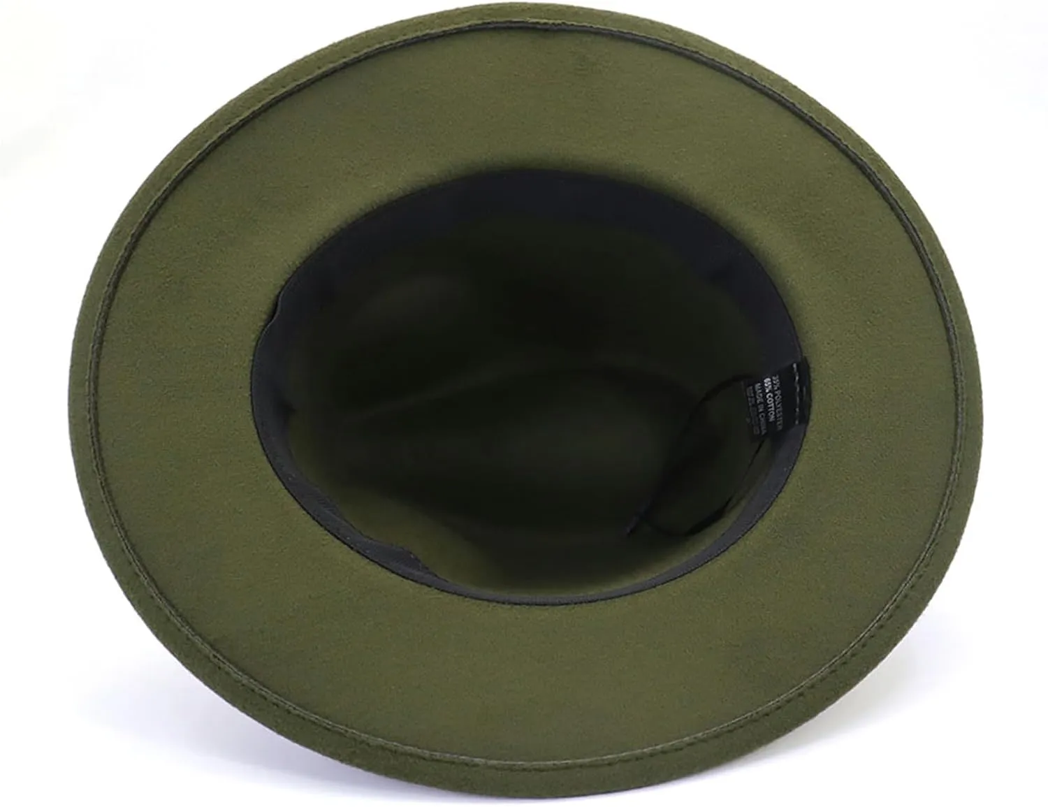 Fedora Hats for Men Women Felt Jazz Hat Wide Brim Panama Hat with Belt Buckle