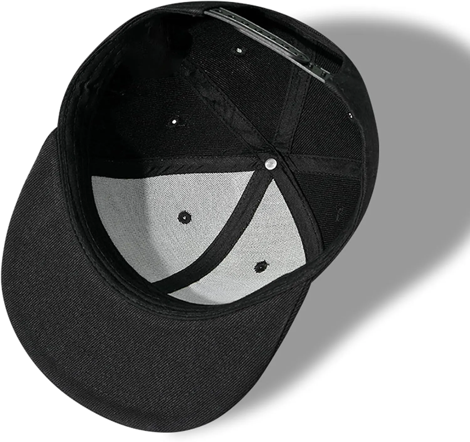 Flat Bill Hats for Men Snapback Skull Hats Black Hat for Teen Boys Skateboard Hats Baseball Cap