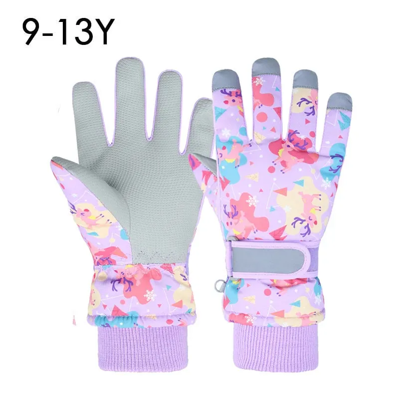 KAGHODU Children Snowboard Gloves