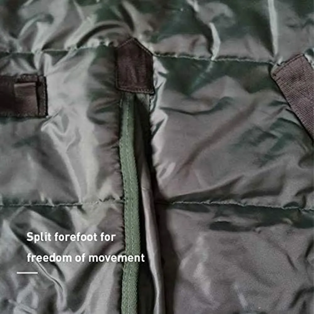 La La Pet Waterproof Warm-Keep Horse Turnout Blanket Adjustable and Breathable Clothes for Horse Mini Pony Ripstop Medium Weight 220g Poly Fill for Winter Green 49Inches