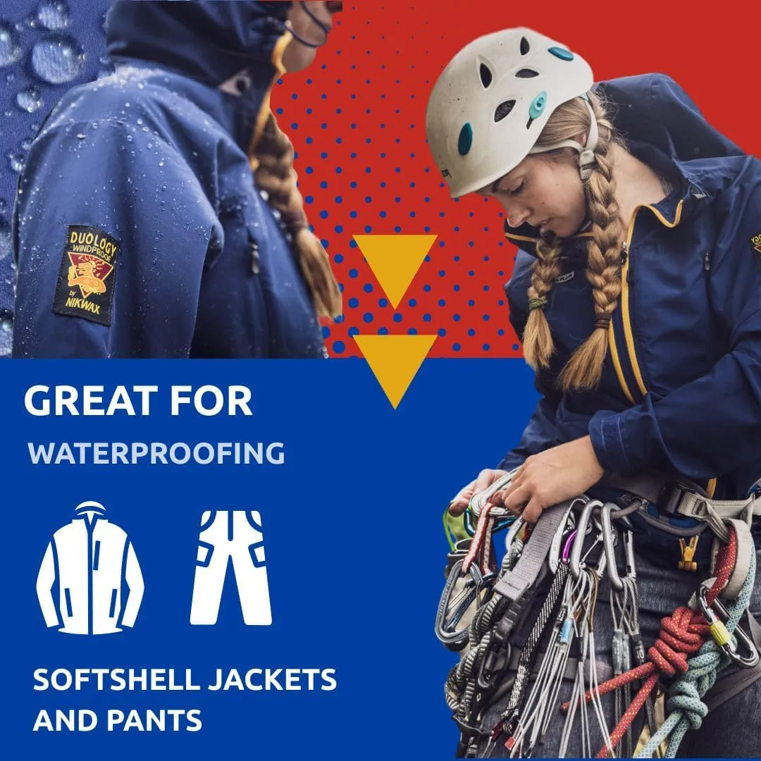 Nikwax Softshell Proof Spray-On High Performance Waterproofing Renewal Treatment Restores DWR Water Repellency in Jackets, Pants, Vests, Outerwear, Ski and Snow Gear
