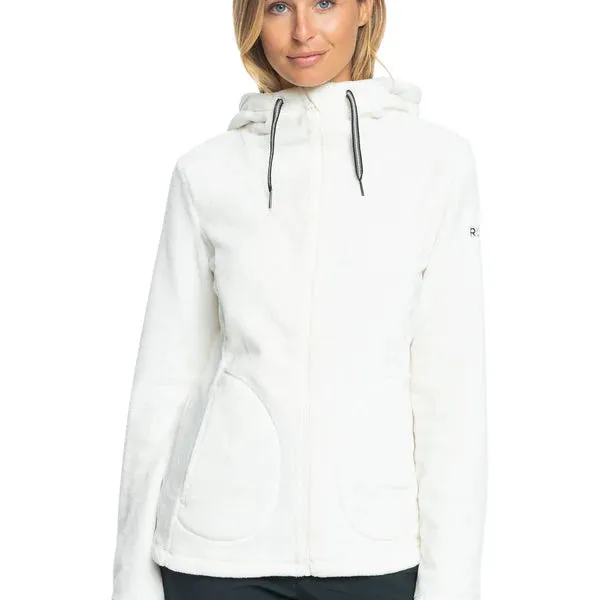 Roxy Tundra Fleece Egret - Black Cord