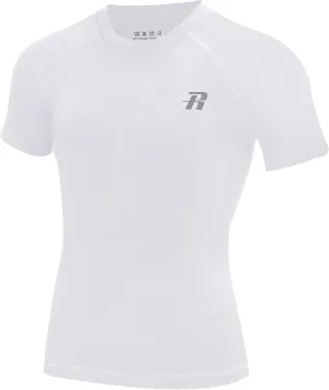 Runhit Boys Compression Shirt Short Sleeve Youth Basketball Undershirt Kids Quick Dry Athletic Base Layer T-Shirt