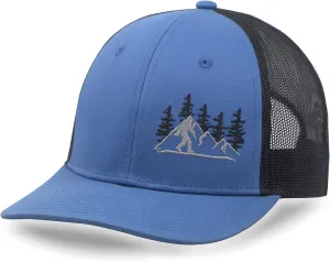 SHOHELL Bigfoot Trucker Hat - Baseball Cap for Men & Women, Adjustable Snapback Hat with Mesh Back, Fishing & Golf Hat SHOHELL Bigfoot Trucker Hat - Baseball Cap for Men & Women, Adjustable Snapback Hat with Mesh Back, Fishing & Golf Hat