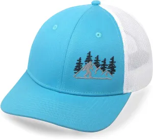 SHOHELL Bigfoot Trucker Hat - Baseball Cap for Men & Women, Adjustable Snapback Hat with Mesh Back, Fishing & Golf Hat SHOHELL Bigfoot Trucker Hat - Baseball Cap for Men & Women, Adjustable Snapback Hat with Mesh Back, Fishing & Golf Hat