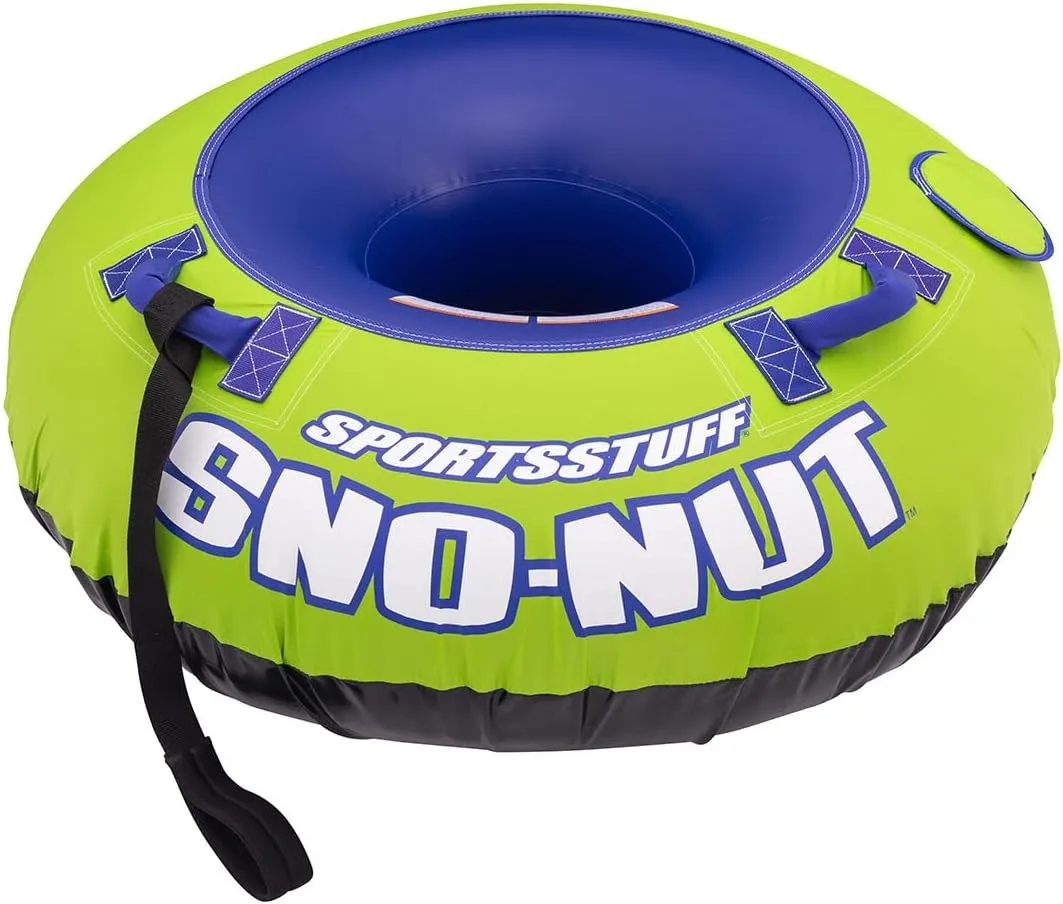 Sportsstuff Sno-Nut Inflatable Snow Tube/Sled with Ultra Durable Nylon Cover