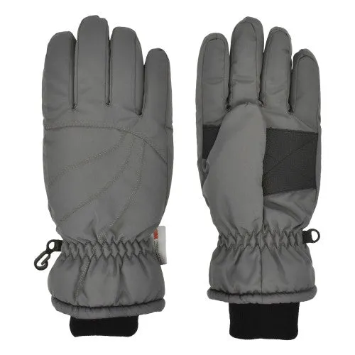TASLON SKI GLOVE -GREY