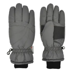 TASLON SKI GLOVE -GREY