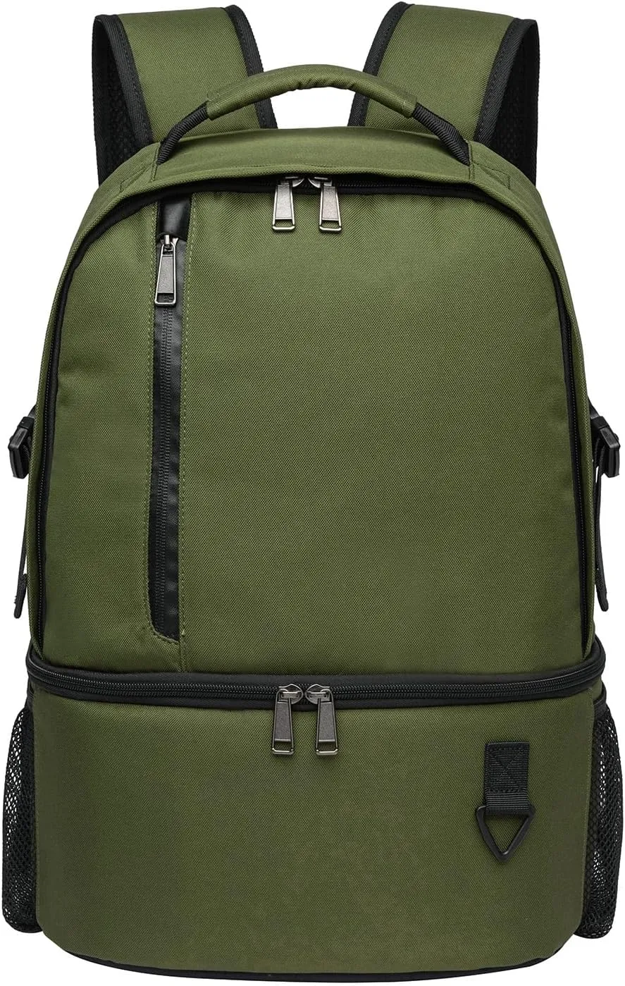 TUGUAN Insulated Cooler Backpack 38/42 Cans Double Deck Leakproof Lightweight Soft Lunch Backpack Small Cooler Bag Beach Picnic