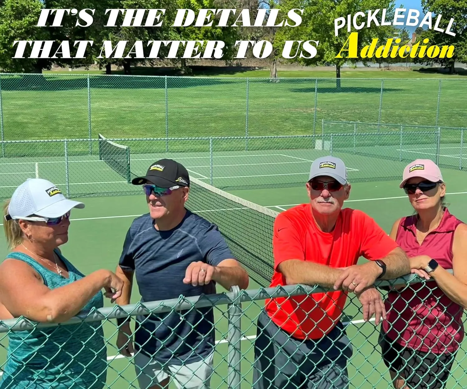 Unisex Pickleball hat. No Sweat Stains, Ultimate Comfort, Designed & Sold by a US Pickleball Family.
