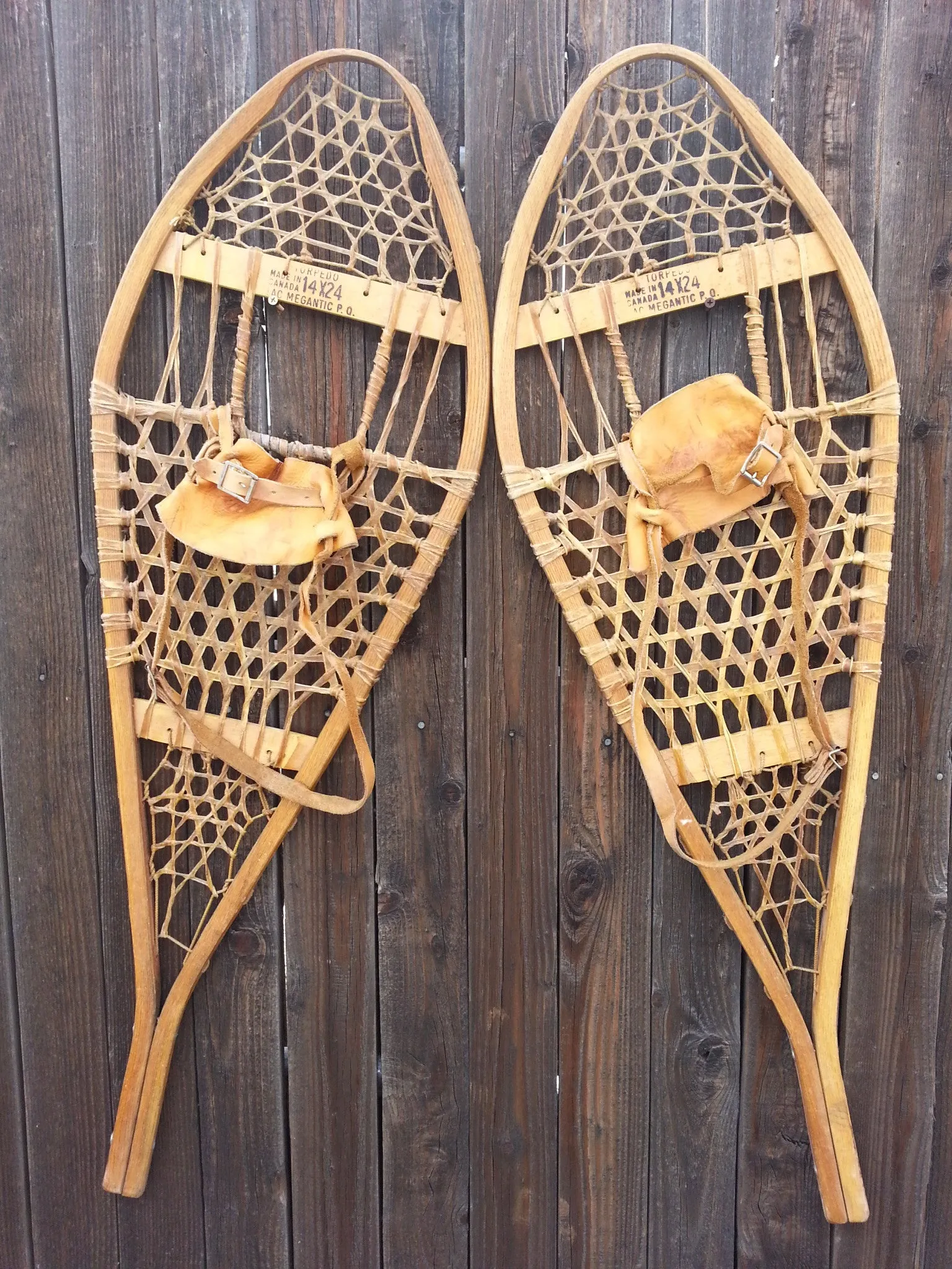 Vintage Torpedo Snowshoes