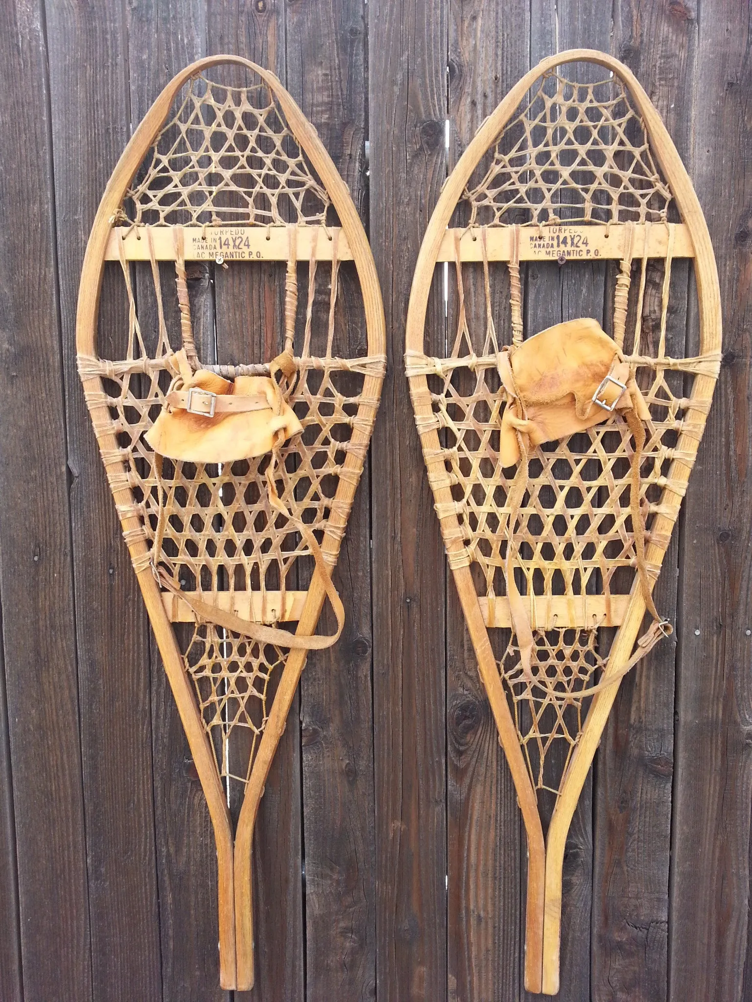 Vintage Torpedo Snowshoes