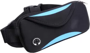 Waist Packs Running Belts Fanny Pack for Hiking Cycling Jogging Adjustable Running Waist Bag Can Hold Mobile Phone, Keys, Change, Credit Card With Headphone Port(Blue)