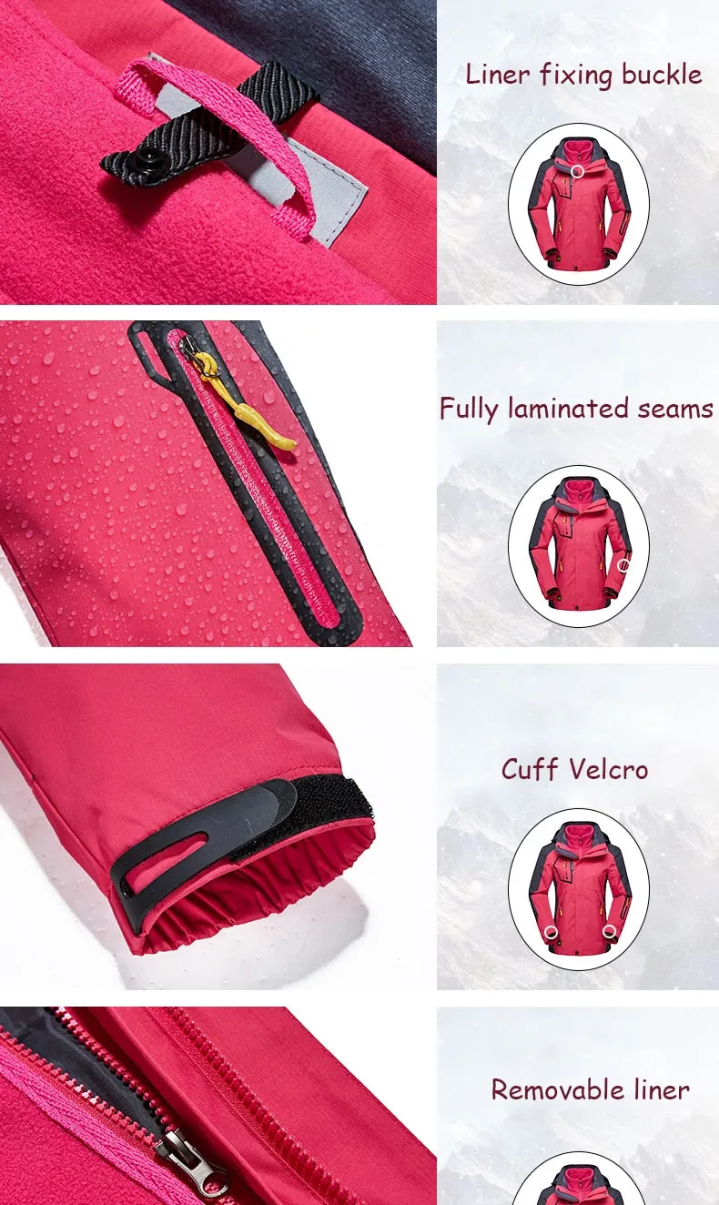 WATERPROOF Womens Snowboard Jacket