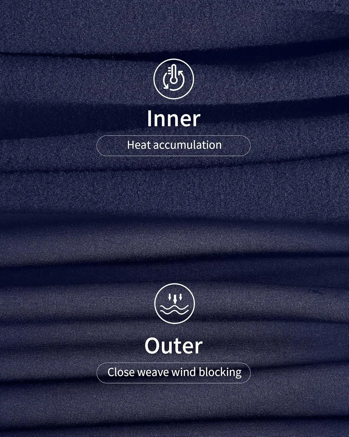 WEERTI Thermal Underwear for Men Long Johns with Fleece Lined, Base Layer Men Cold Weather Top Bottom